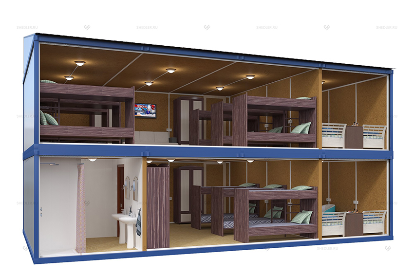 Модульное общежитие SHEDLER