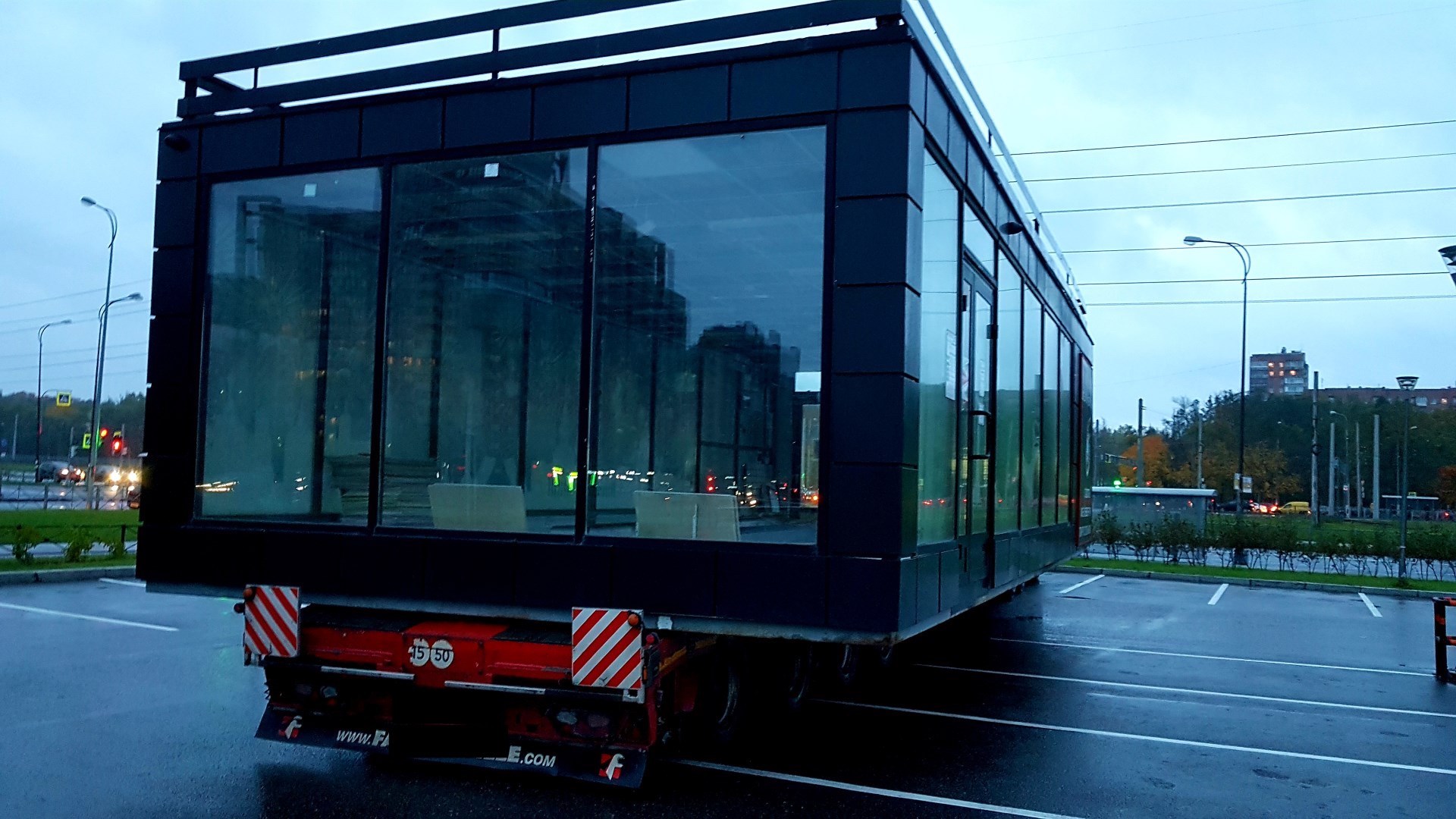 Перевозка модульного здания