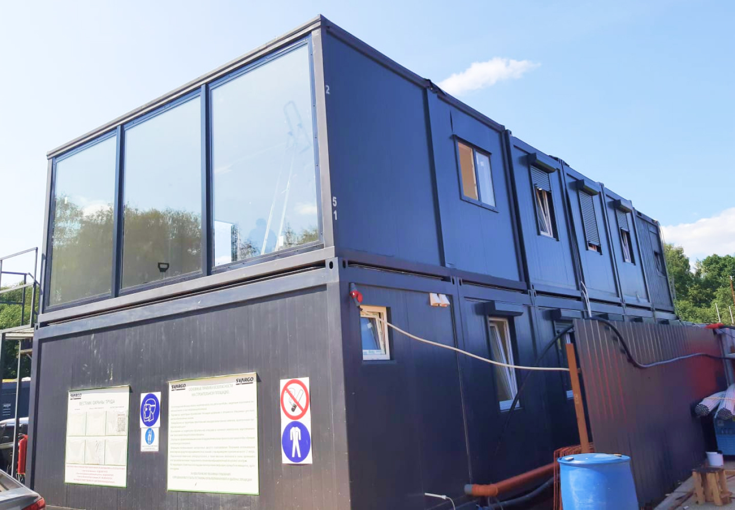 Быстровозводимое здание 