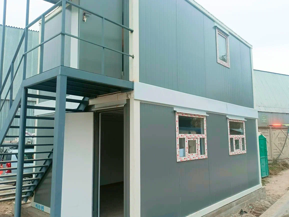 Готовое быстровозводимое здание с прочным устойчивым каркасом