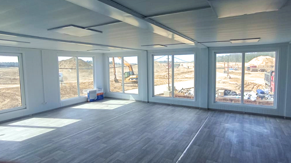 Внутренняя отделка модульных зданий из блок-контейнеров