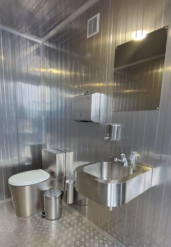 Внутреннее оборудование модульного туалета