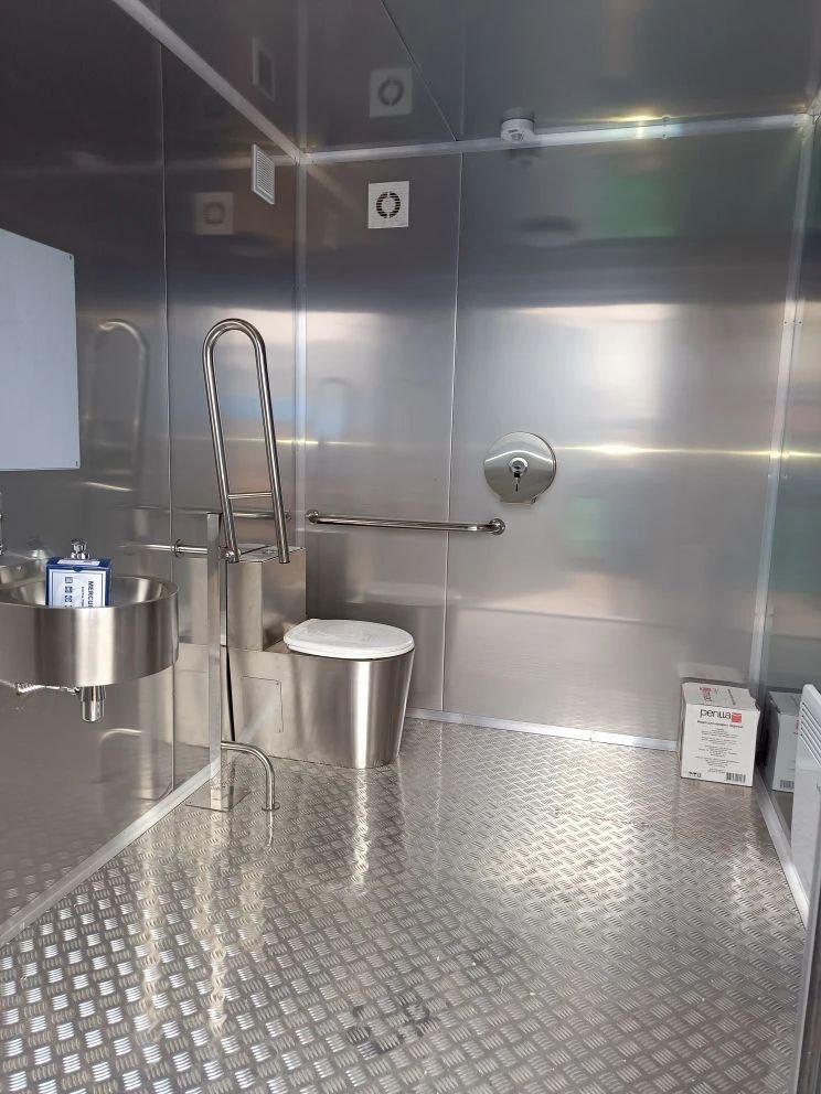 Внутреннее оборудование модульного туалета