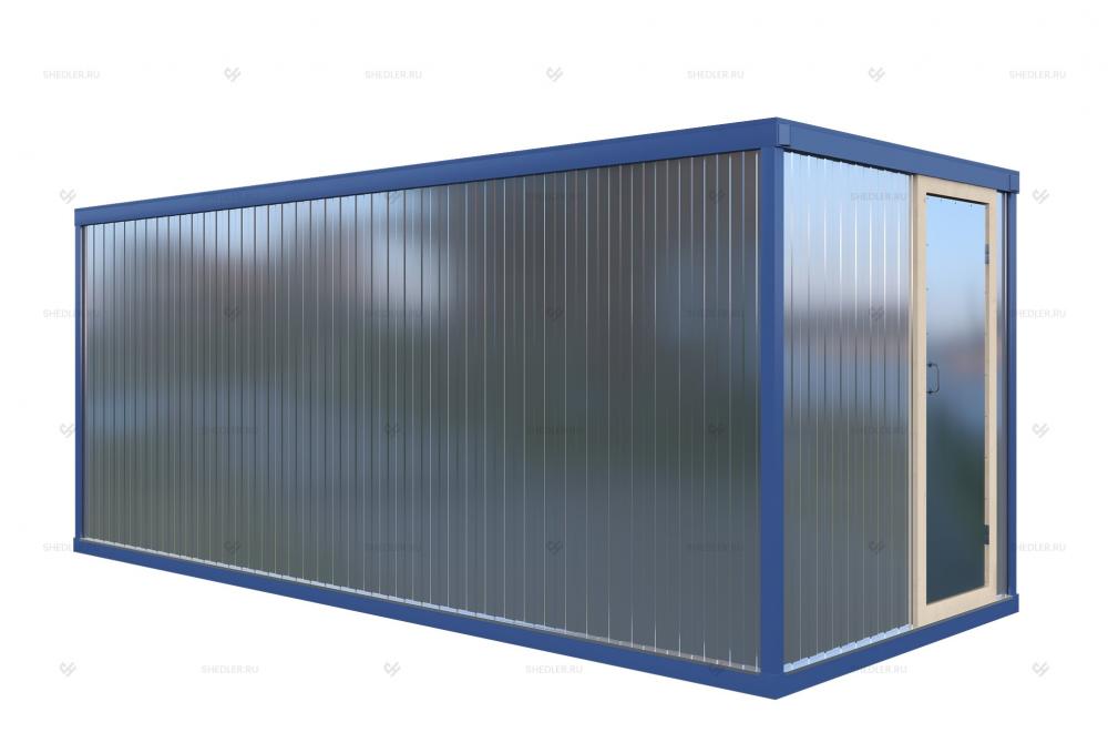 Блок контейнер ЭБК-00 SHEDLER металлический
