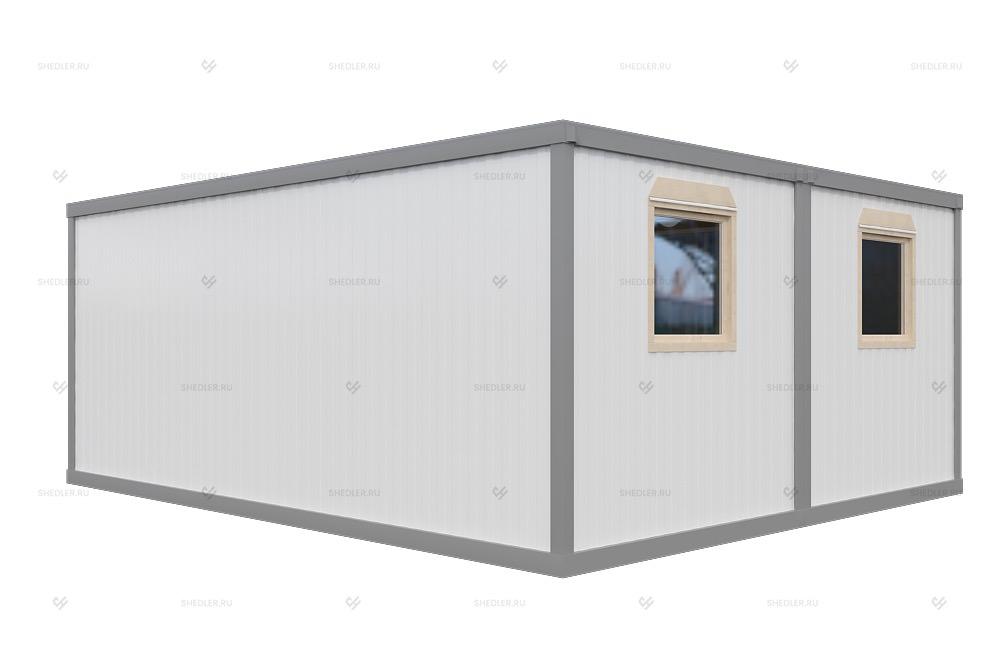 Компактное модульное здание МЗ-13 из 2 блок-контейнеров БК-00