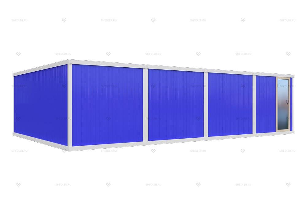 Модульное здание МЗ-17 из 4 блок-контейнеров БК-00