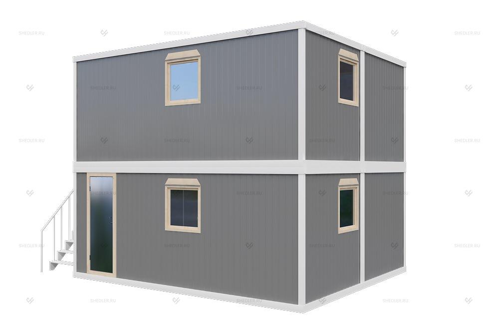 Высокотехнологичное модульное здание МЗ-26 из 4 блок-контейнеров