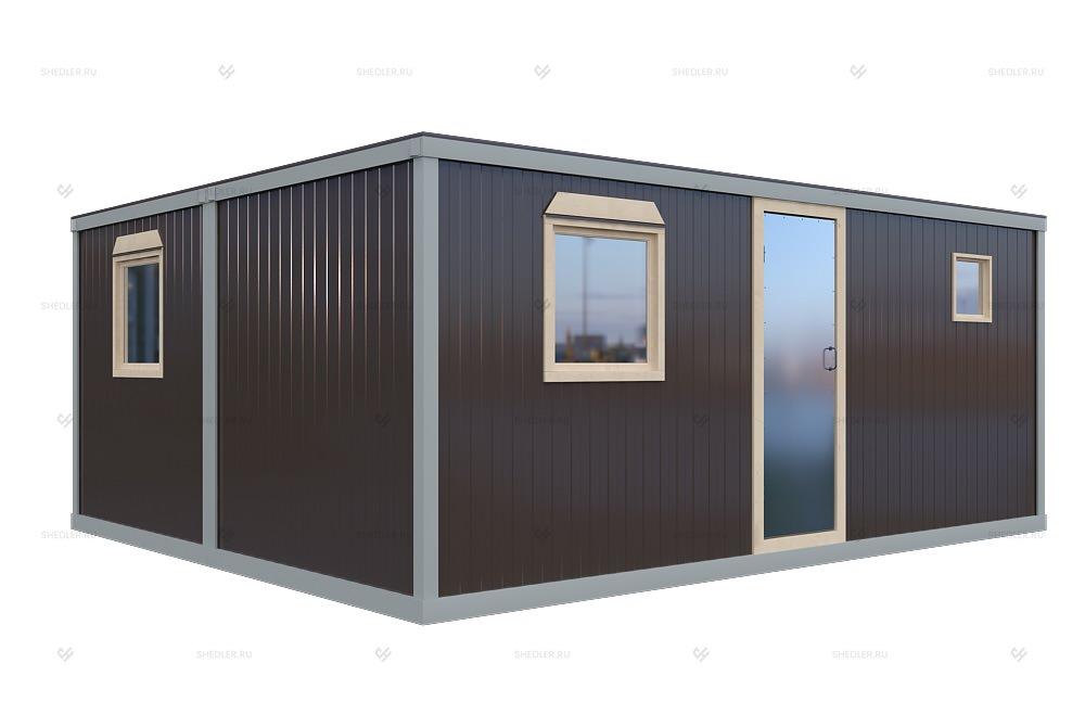 Модульное здание МЗ-24 из 2 блок-контейнеров