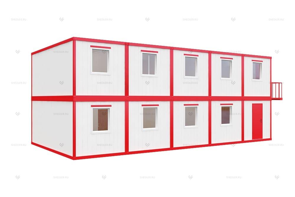 Модульное здание МЗ-49 СП из 10 блок-контейнеров