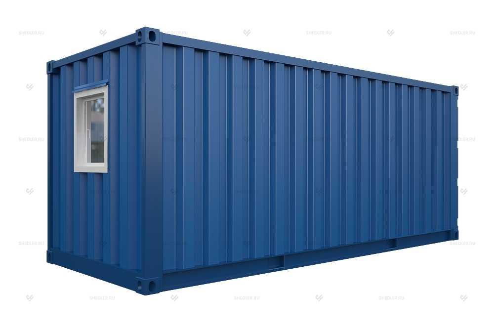 Сантехнический блок-контейнер из морского контейнера с душевой