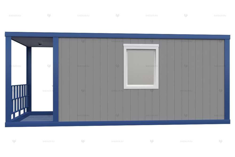 Проходная из сэндвич-панелей БП-021 СП Шедлер