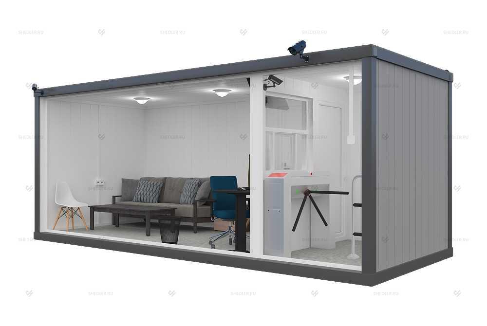 Проходная из сэндвич-панелей БП-017 СП SHEDLER