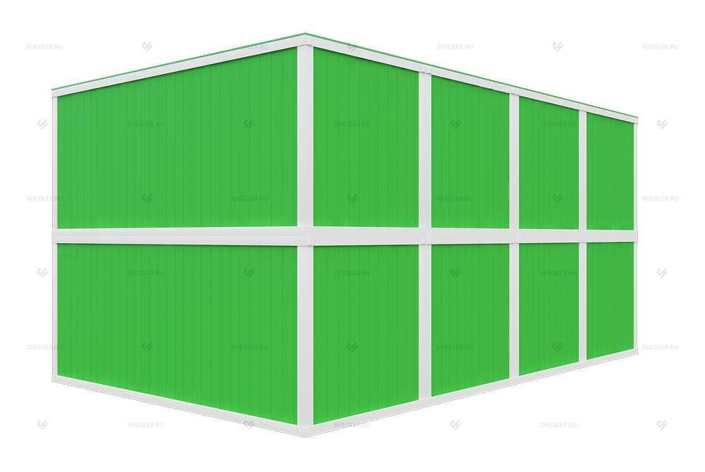 Двухэтажный блок-модуль БМ-04 СП Shedler из 8 блок-контейнеров