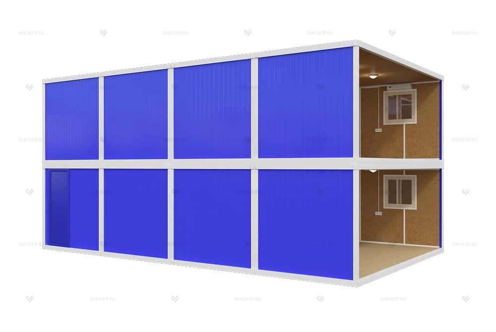 Быстровозводимый модульный офис МЗ-19 SHEDLER