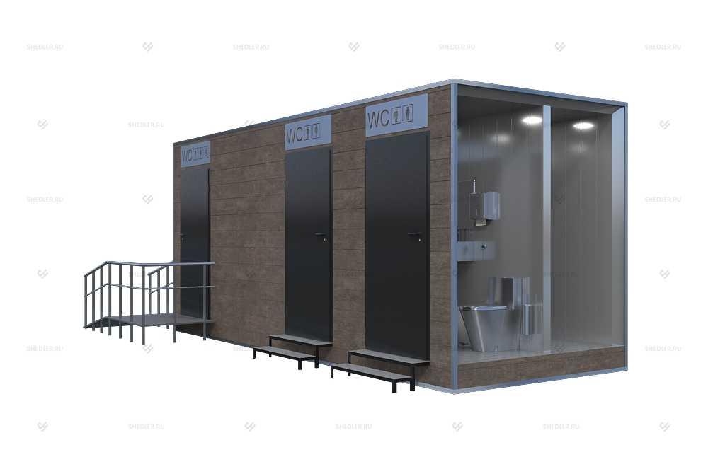 Современный модульный туалет