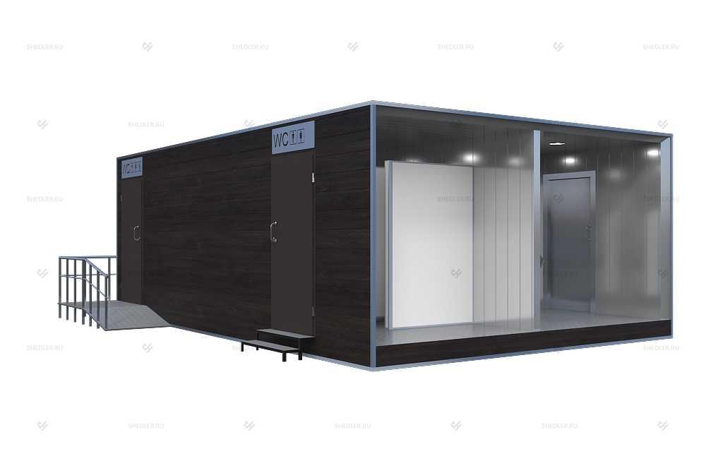 Общественный модульный туалет SHEDLER ТМ-8-Н-А