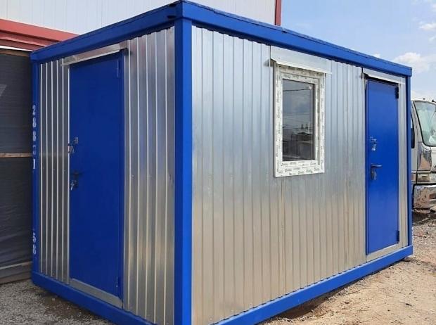 Проходная SHEDLER из 1 блок-контейнера из профлиста