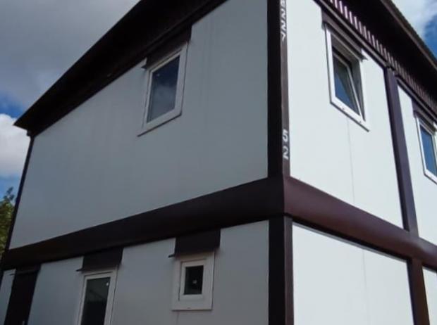 Модульное здание из 8-и блок-контейнеров в Москве