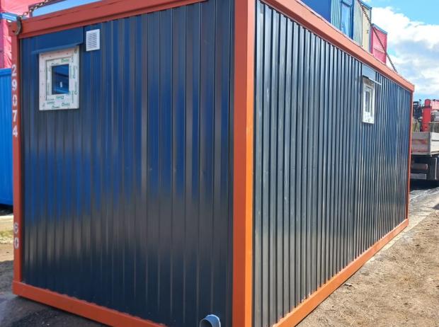 Сантехнический блок-контейнер на основе БК-04 ПВХ в Московской области