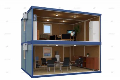 Модульное здание строительного городка