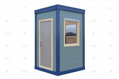 Металлический пост охраны для размещения сотрудников