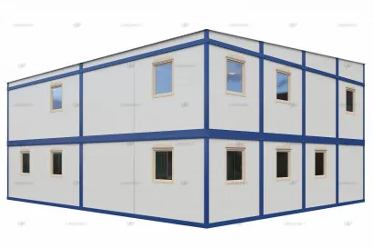 Практичное модульное здание SHEDLER для вахтового поселка