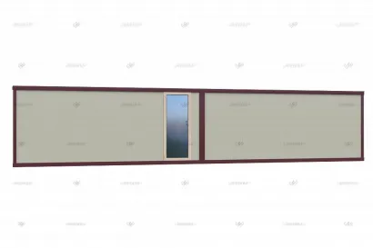 Легковозводимое модульное здание МЗ-33 из 8 блок-контейнеров