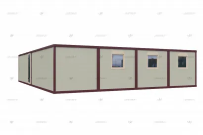 Масштабное модульное здание МЗ-33 из 8 блок-контейнеров