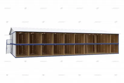 Здание SHEDLER МЗ-01 из 50 контейнеров