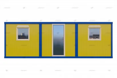 Одноэтажное модульное здание МЗ-10 из 3 блок-контейнеров