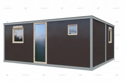 Одноэтажное модульное здание МЗ-24 из 2 блок-контейнеров