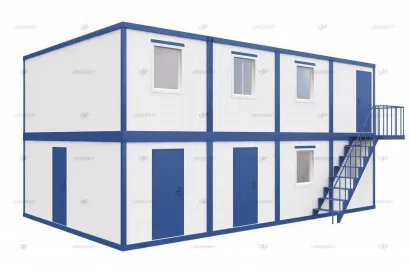 Модульное здание МЗ-38 СП из 8 блок-контейнеров