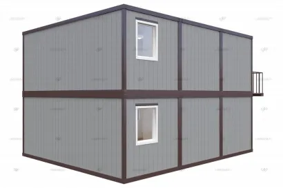 Модульное здание МЗ-20 СП из 6 блок-контейнеров