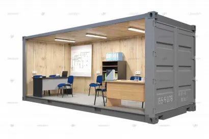 Бытовка-распашонка металлическая из морского контейнера