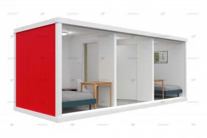 Блок контейнер БК-04 СП SHEDLER из сэндвич панелей отделка