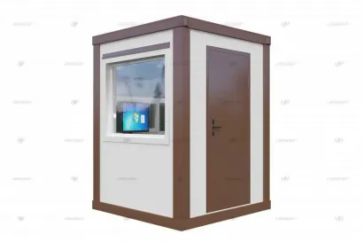 Пост охраны ПБК-05 СП из сэндвич-панелей