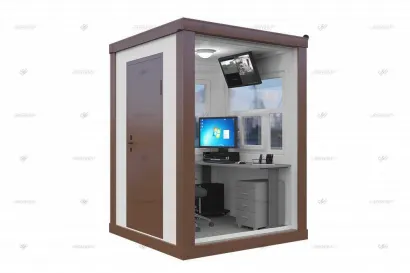 Пост охраны ПБК-05 СП SHEDLER из сэндвич-панелей