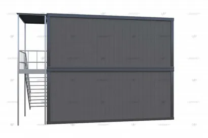 Двухэтажный блок-модуль БМ-03 СП SHEDLER из 4 блок-контейнеров