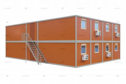 Модульное здание МЗ-40 из 20 блок-контейнеров