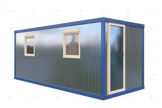 Мобильное здание бытовки с душем и туалетом