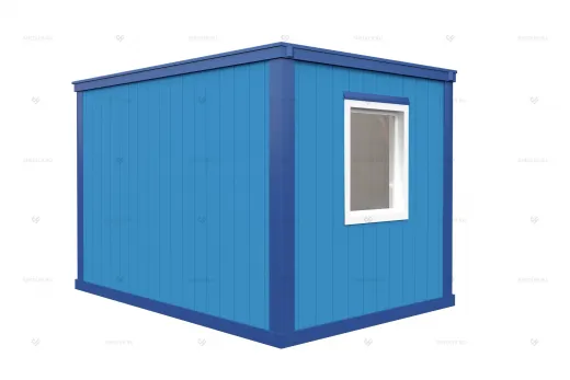 Металлический блок-контейнер из стального профиля