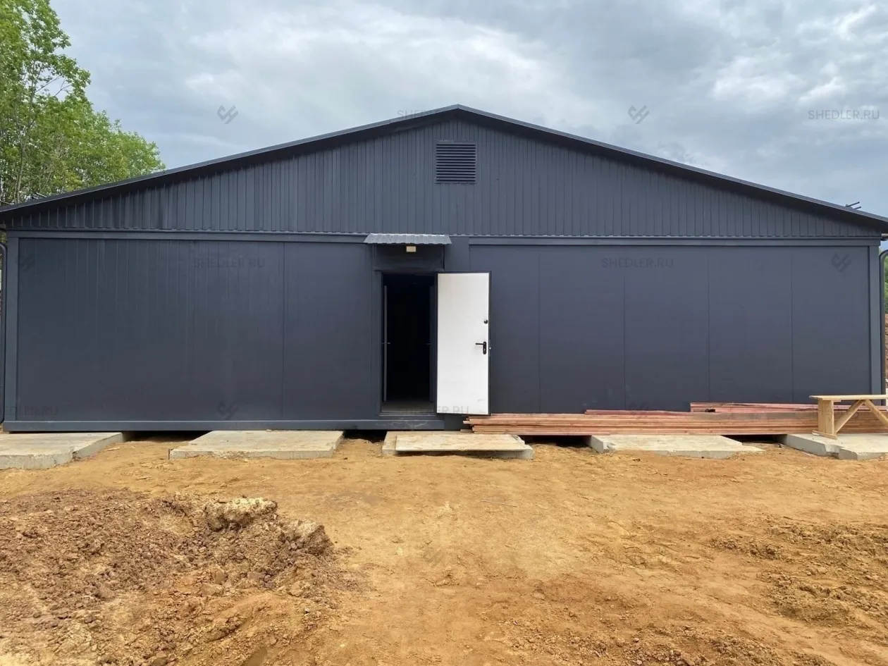 Модульное здание SHEDLER из 20 контейнеров БКСП-00