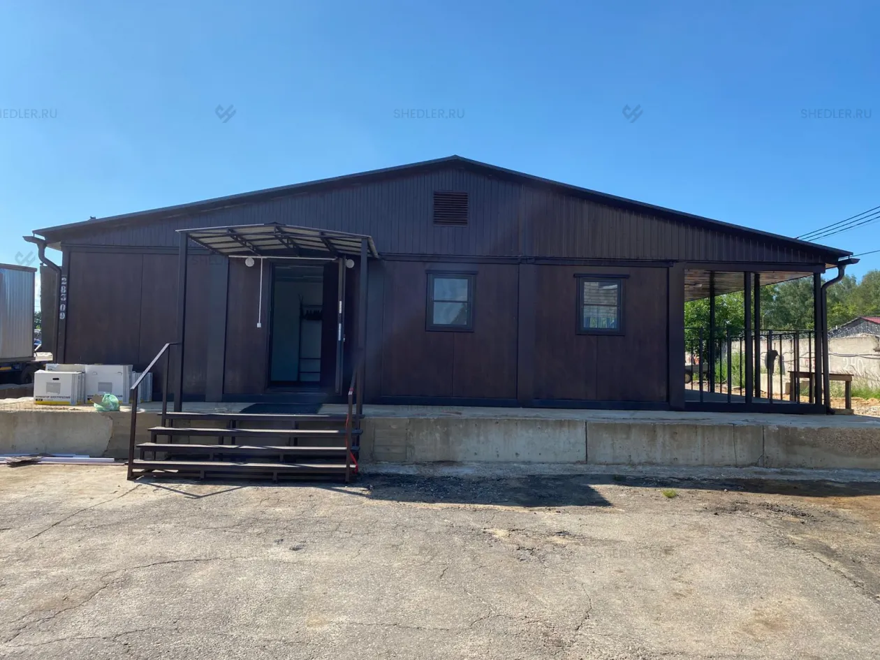 Модульное здание из 10 блок-контейнеров из сэндвич-панелей в Сергиев Посад