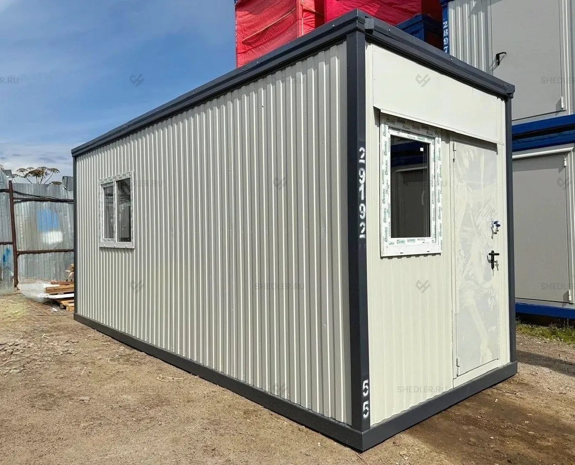 Пункт КПП из 2 блок-контейнеров в Мытищах