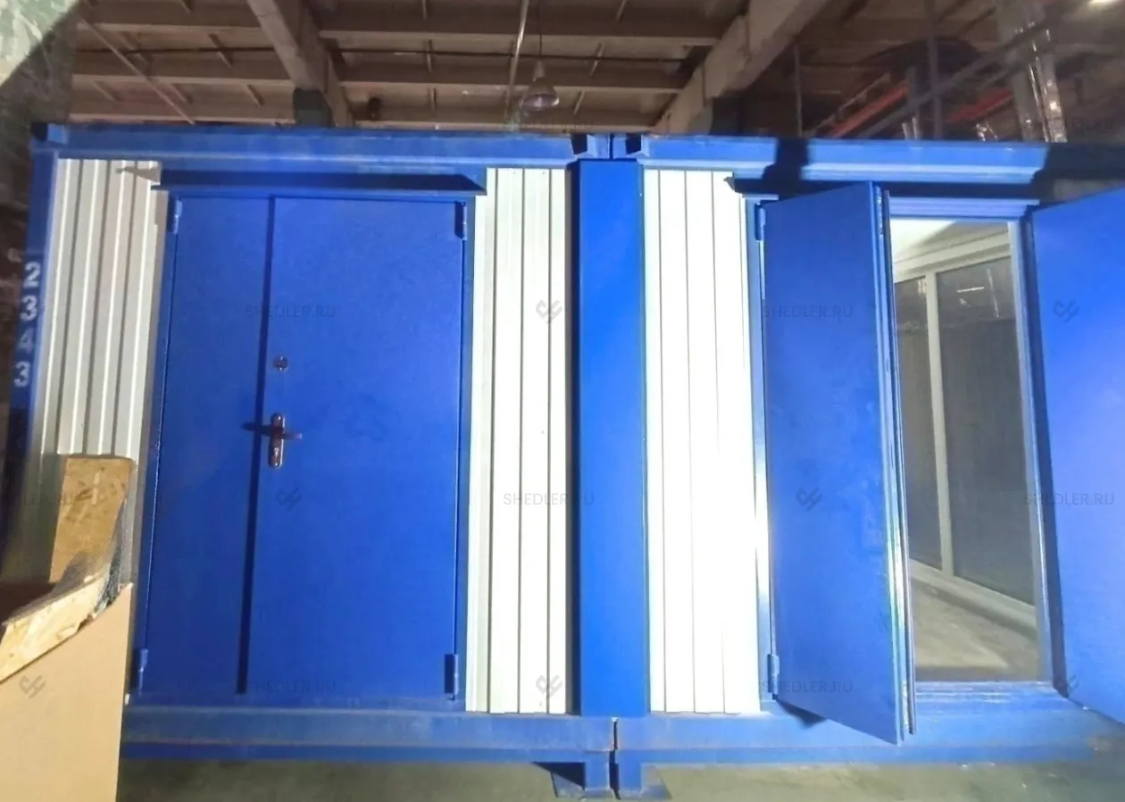 Модульный офис из 2-х блок контейнеров