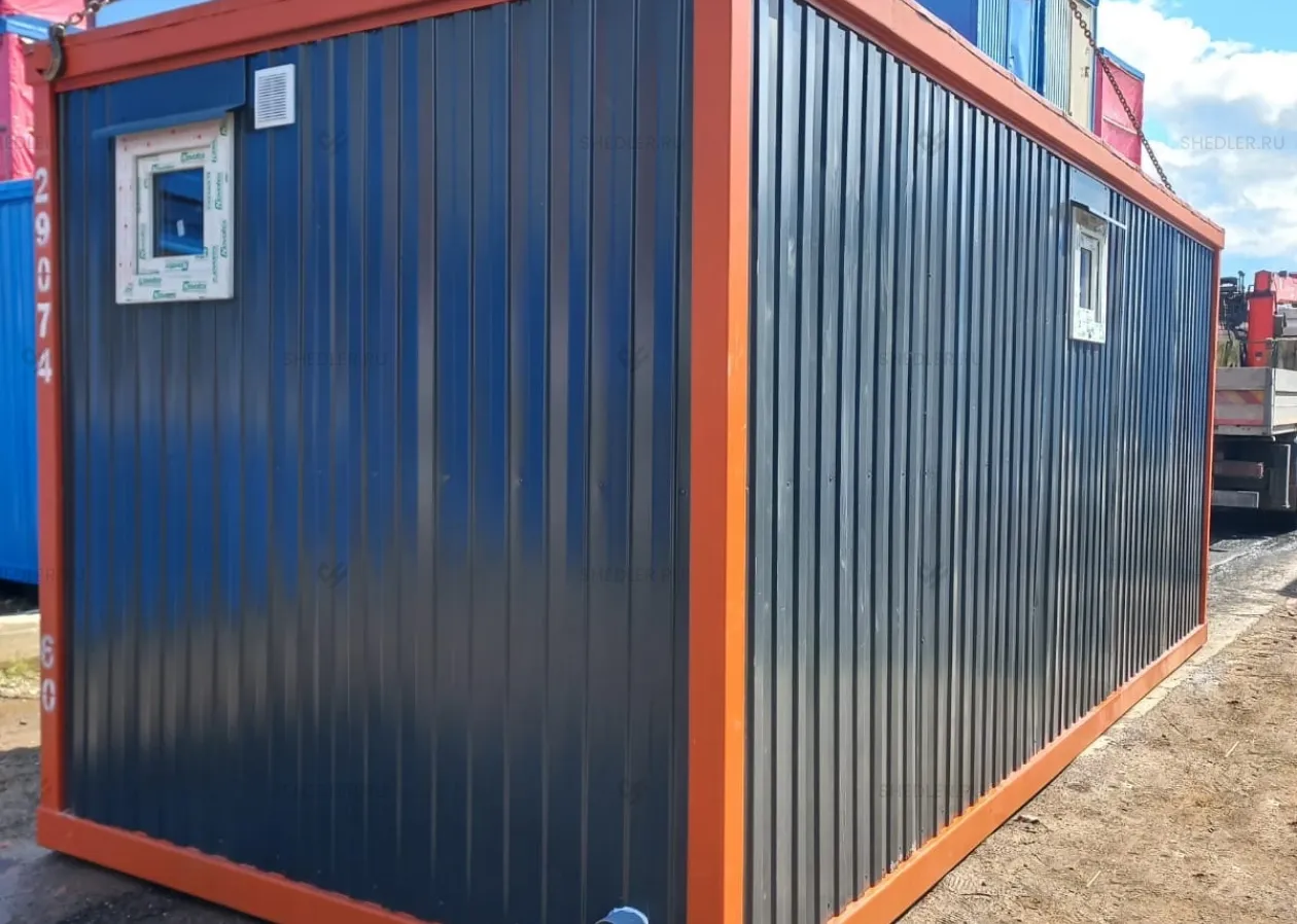 Сантехнический блок-контейнер на основе БК-04 ПВХ в Московской области