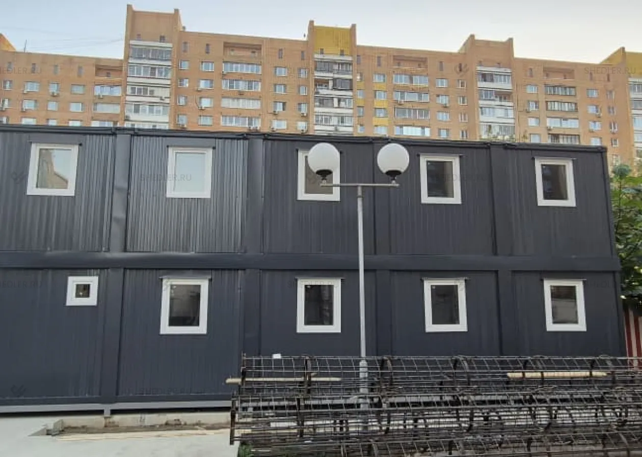 Модульное здание SHEDLER из 10-ти блок-контейнеров