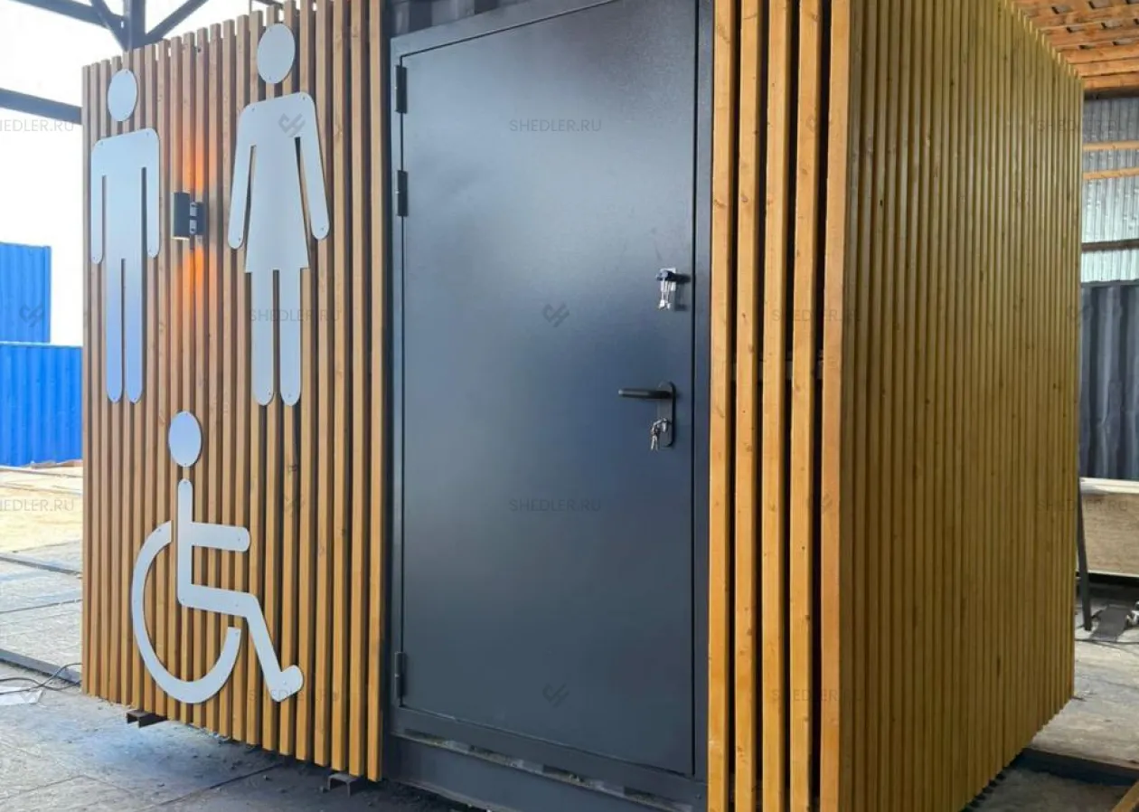 Модульное здание общественного туалета SHEDLER
