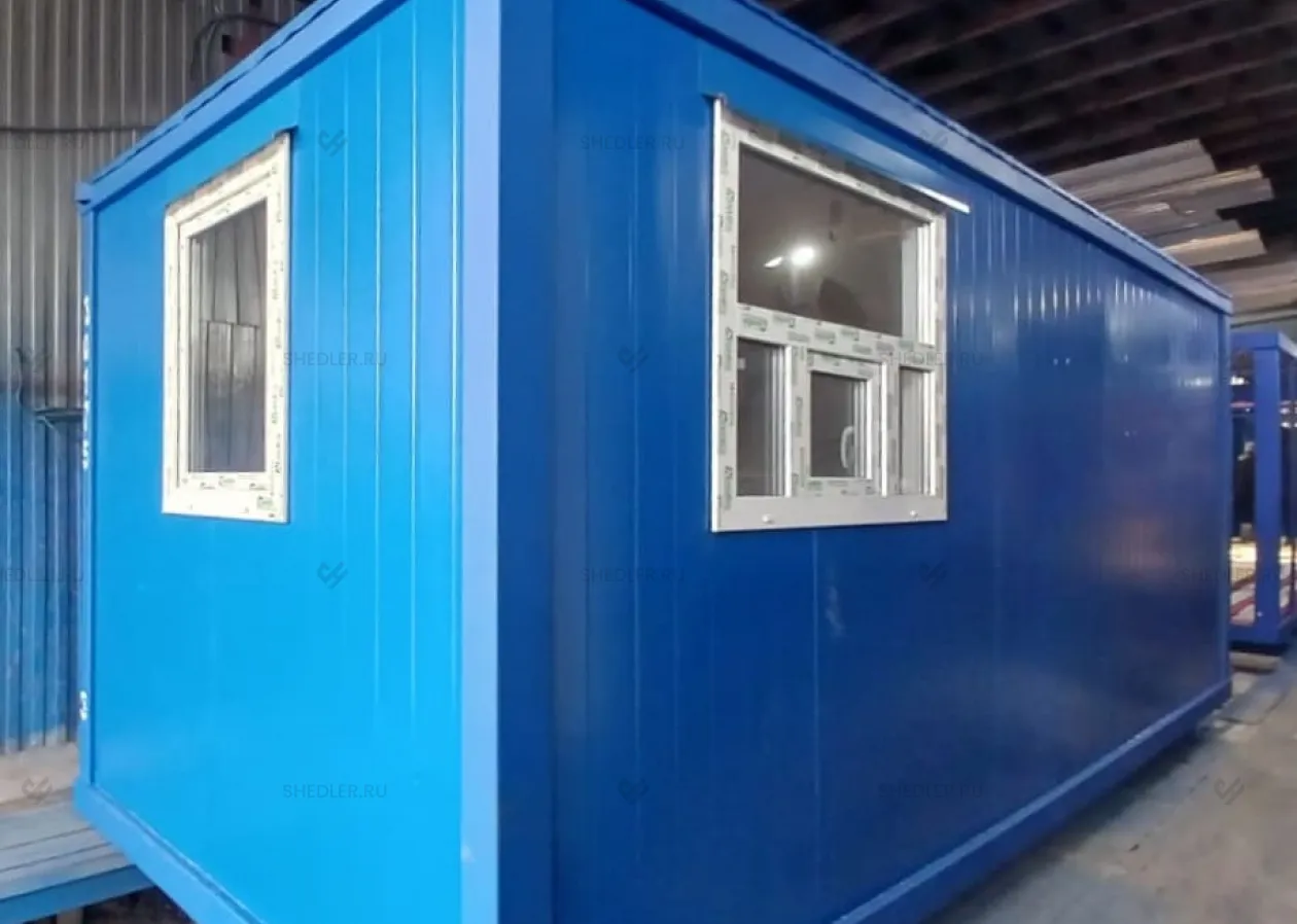 Блок контейнер БК-00СП с тремя окнами в Тверской области