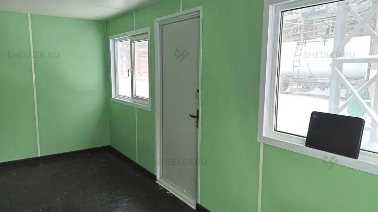 Экологичный модульный офис SHEDLER из 3-х БКСП-00